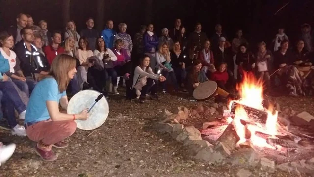 Krąg przy ognisku